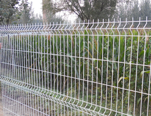 PVC Coated Welded Curved Panel Fence