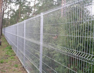 PVC Coated Welded Curved Panel Fence